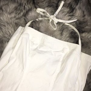 White Guess Denim Dress